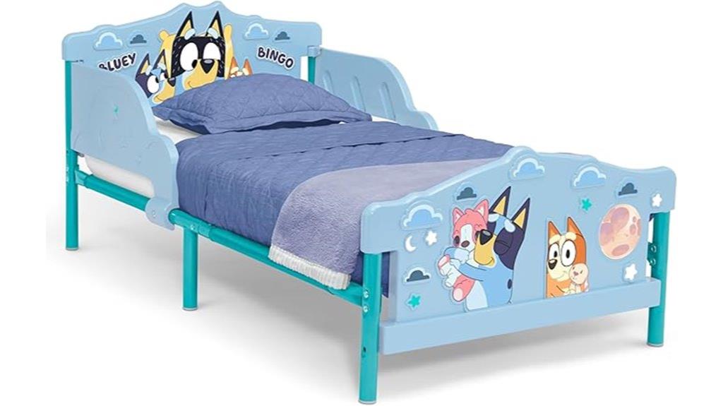 bluey themed toddler bed