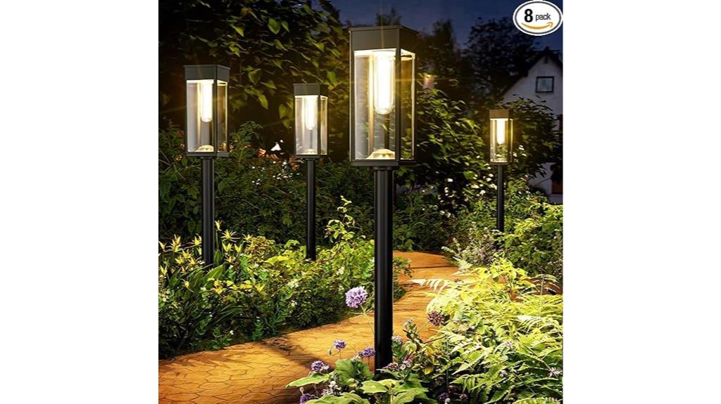 bright waterproof garden lighting