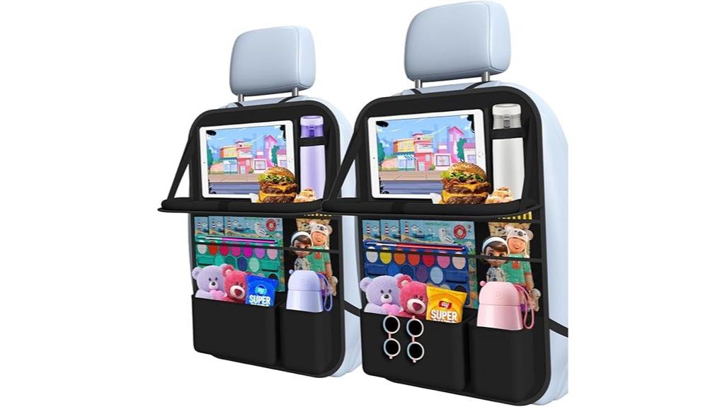 car organizer with tablet