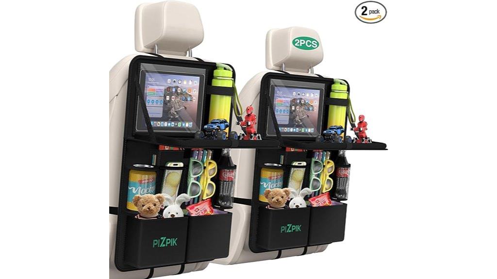 car organizer with tablet