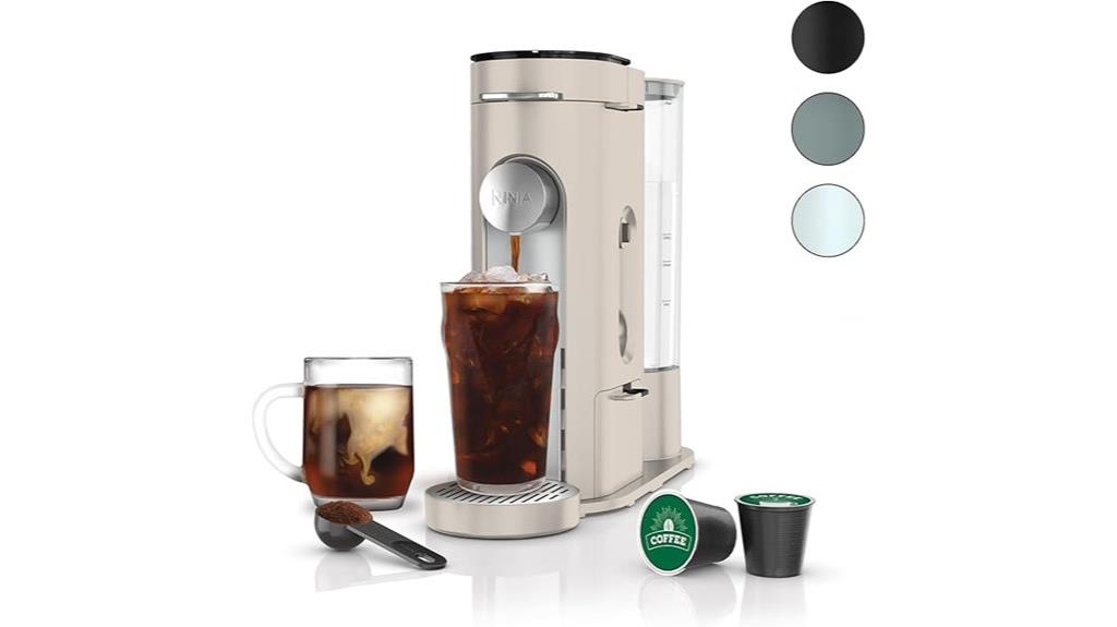 coffee maker with pods