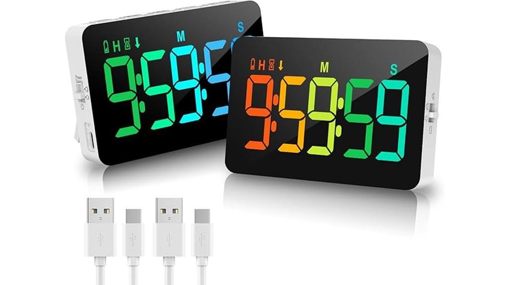 colorful rechargeable timer