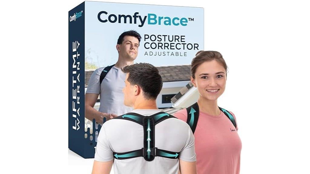 comfortable posture back brace