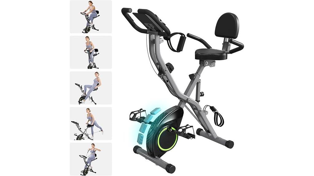 compact home exercise bike
