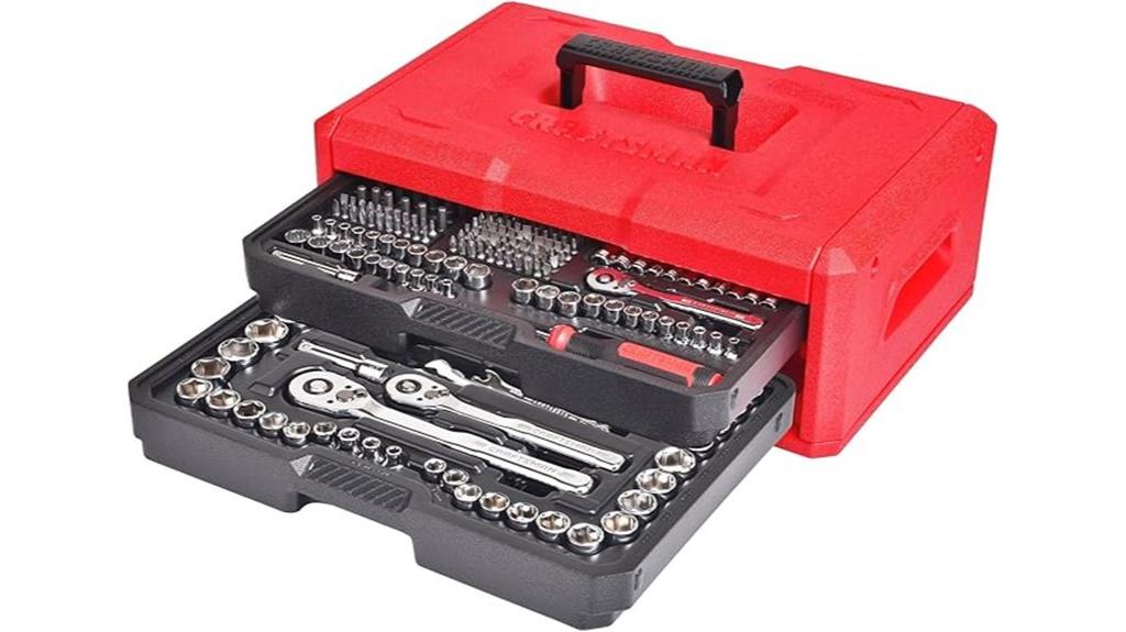 comprehensive 256 piece hand tools