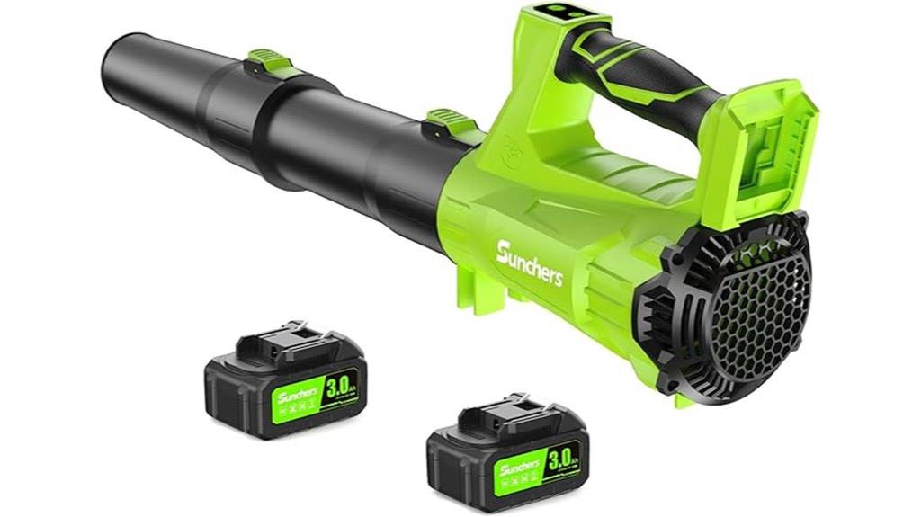 cordless blower with batteries