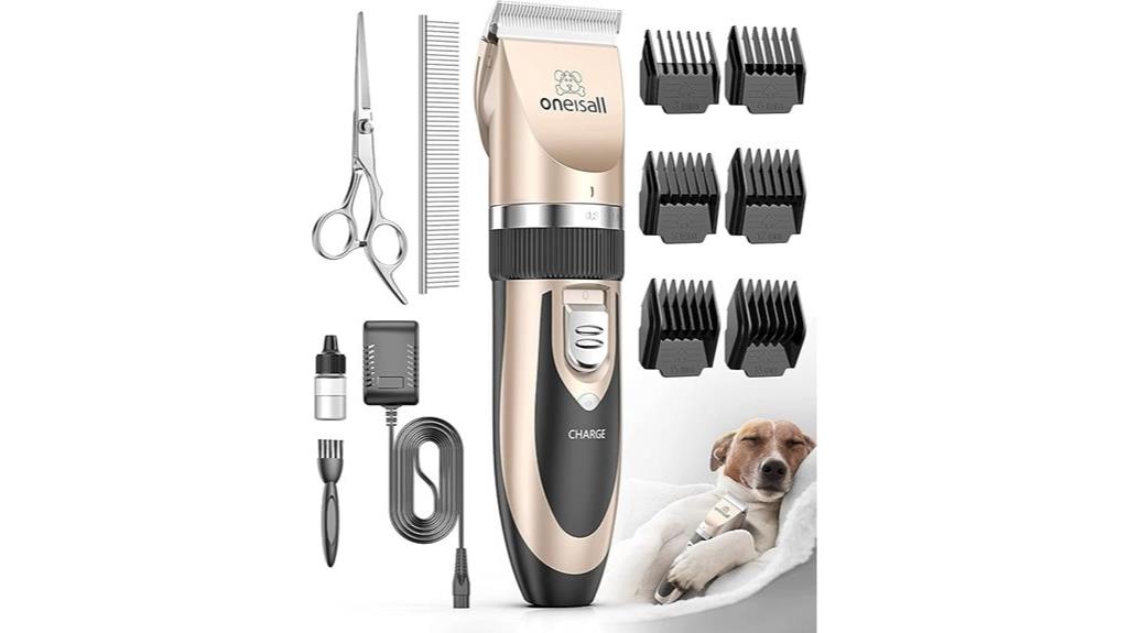 cordless dog grooming kit