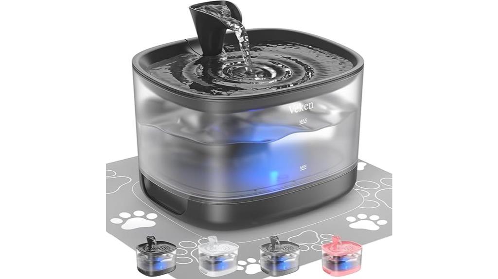 detachable tank cat fountain