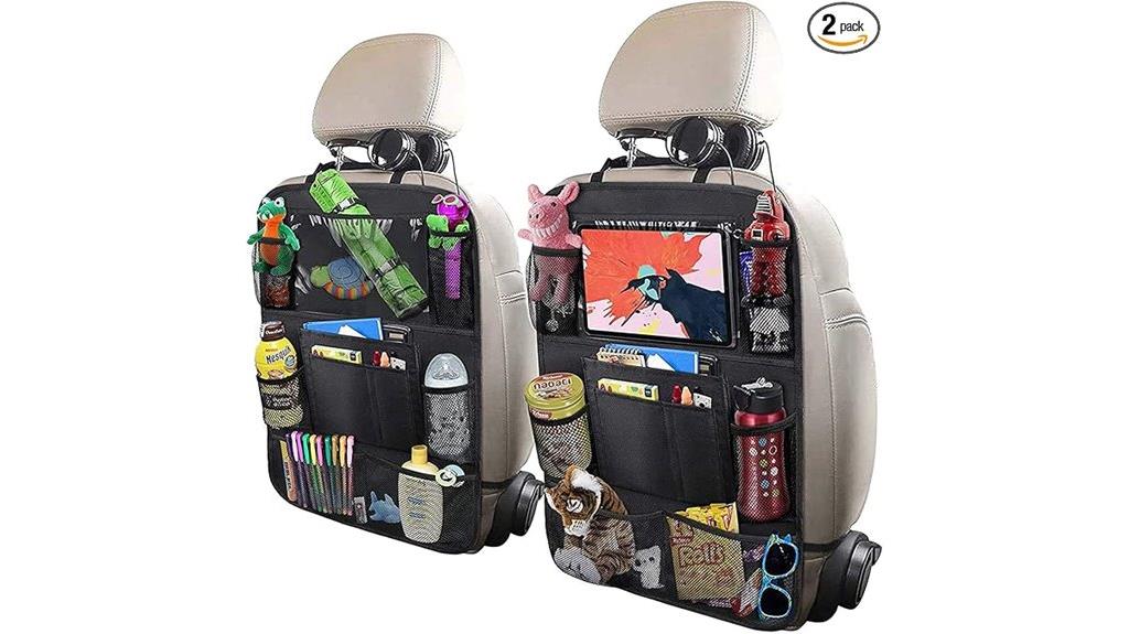 dual pack car organizer
