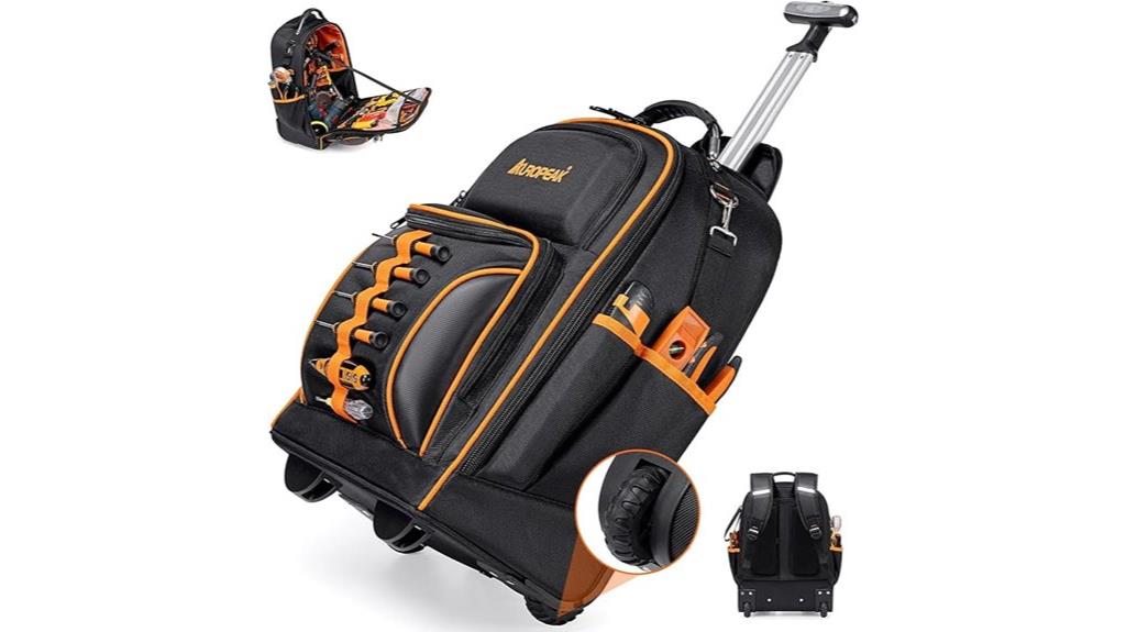 dual purpose rolling backpack