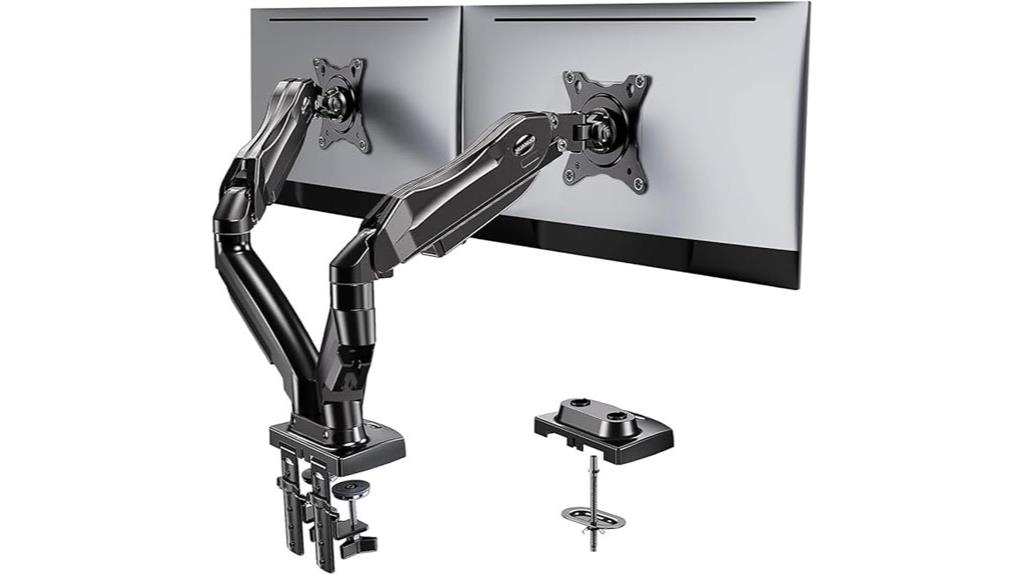 dual vesa monitor clamp