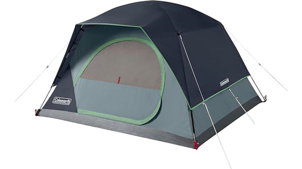 durable coleman skydome tent