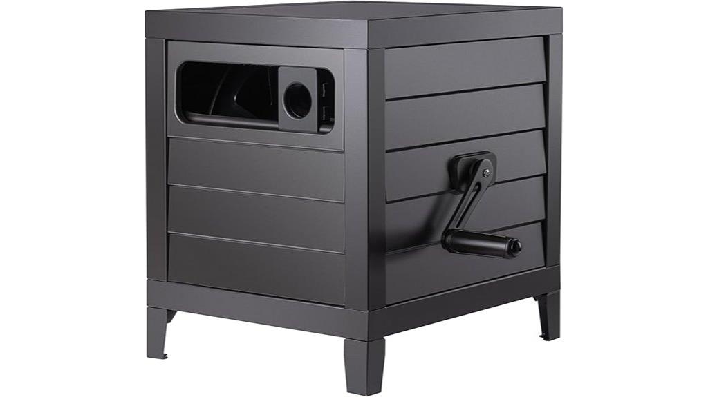 durable steel hose storage