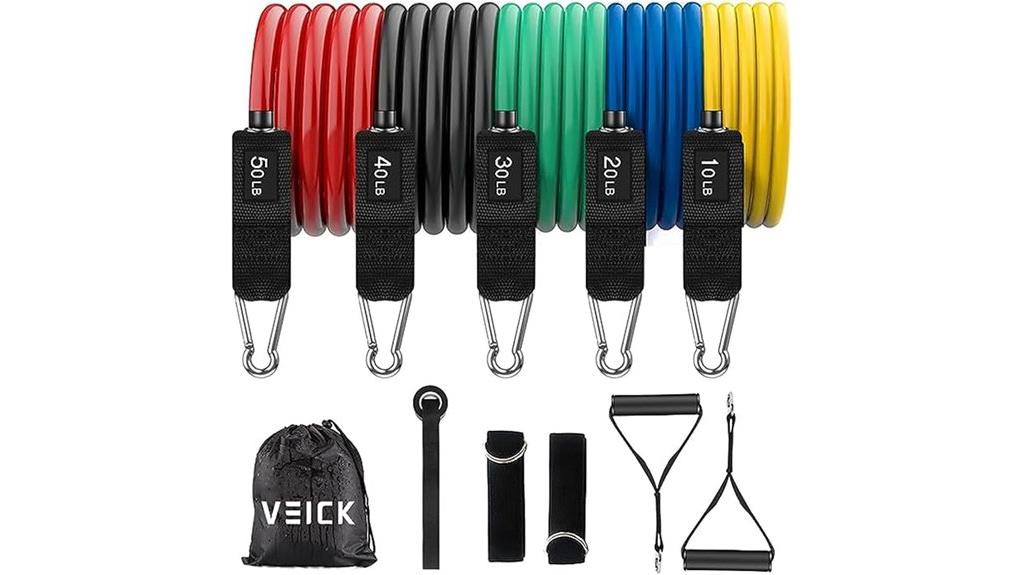 elastic exercise resistance bands