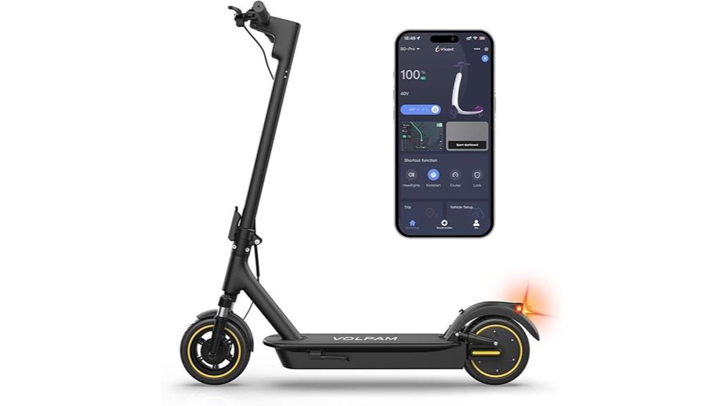 electric adult scooter with suspension