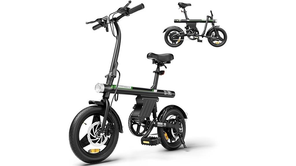 electric folding bike specifications