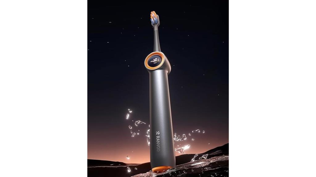 electric toothbrush with two heads