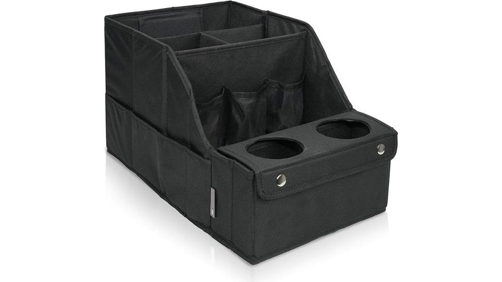 eleven compartment car organizer