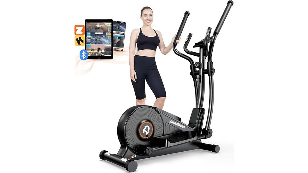 elliptical with resistance display