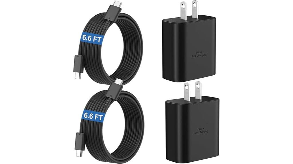 fast usb c charger with cable
