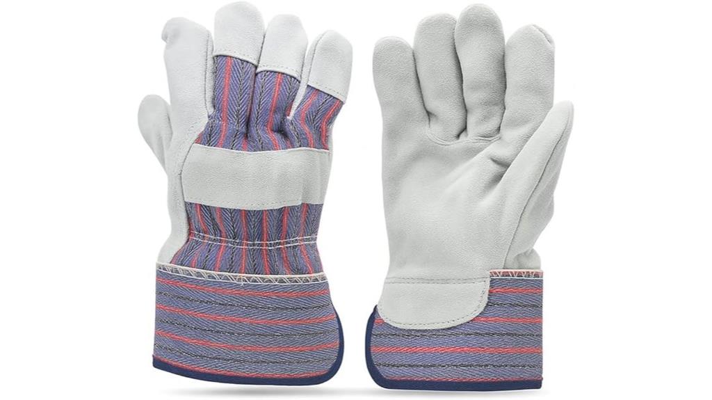 five pair leather gloves