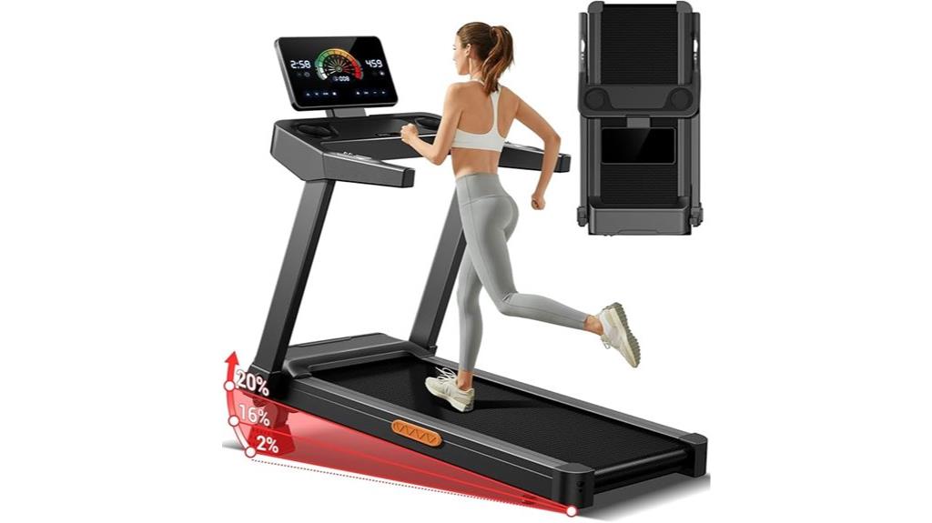 foldable treadmill with incline