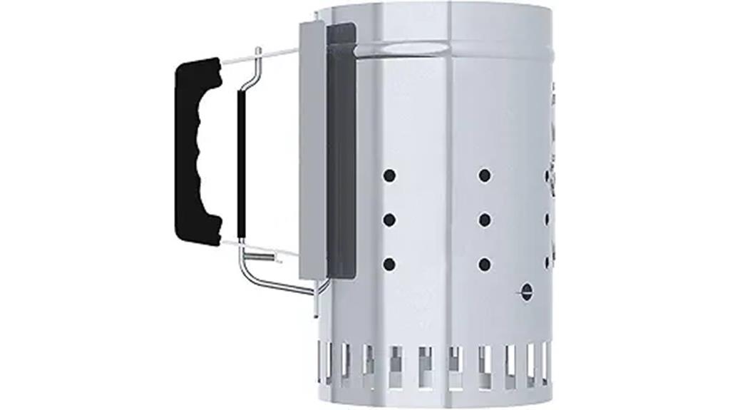 galvanized charcoal chimney starter