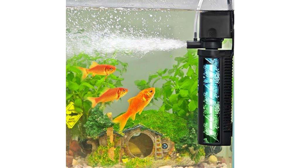 goldfish tank filter u very