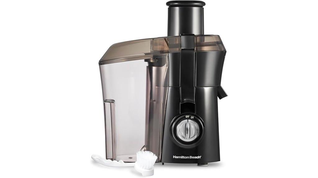 hamilton beach juicer chute