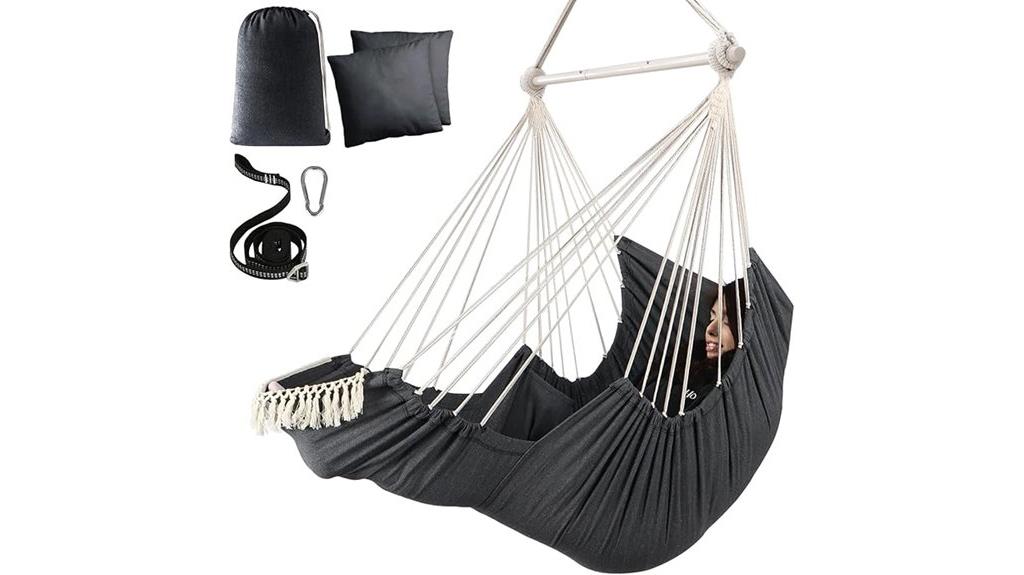 hammock chair with footrest