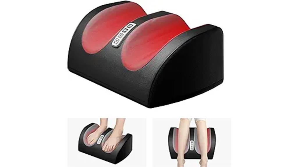 heated foot and calf massage
