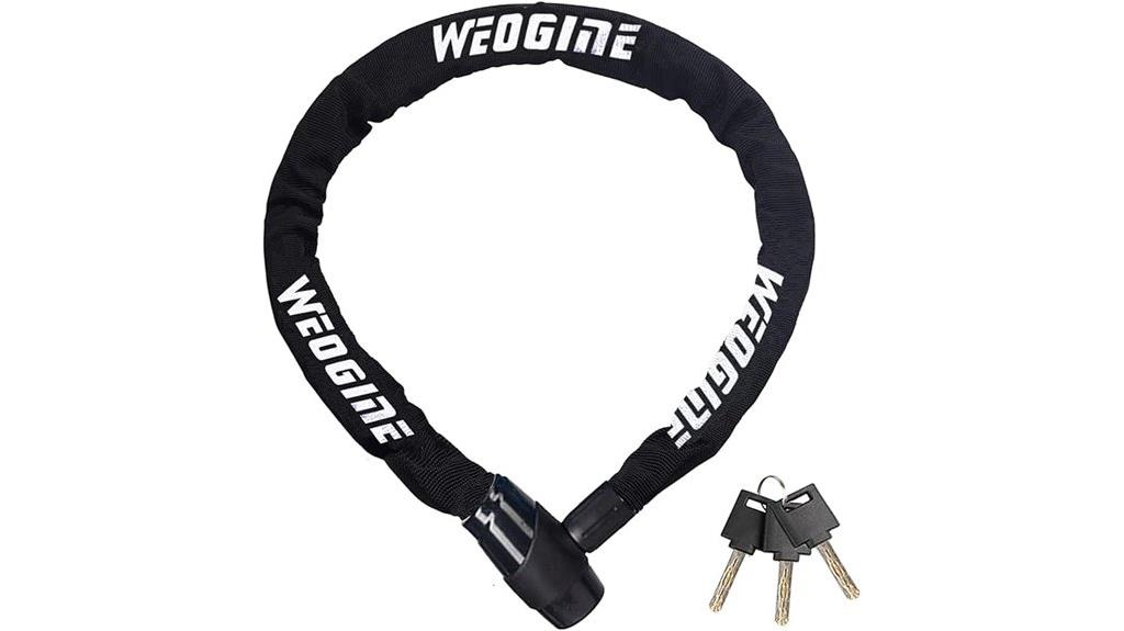 heavy duty bike chain lock