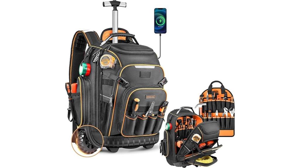 heavy duty wheeled tool bag