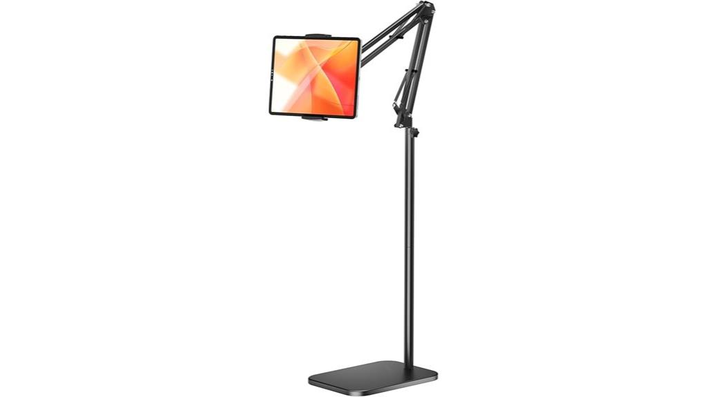 heavy metal adjustable tablet stand