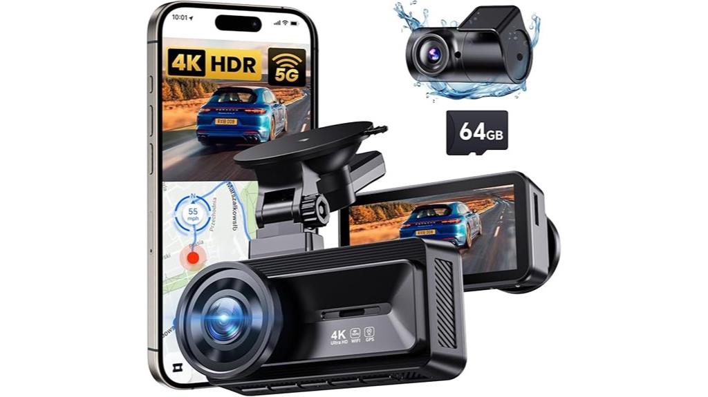 high resolution dual dash cam
