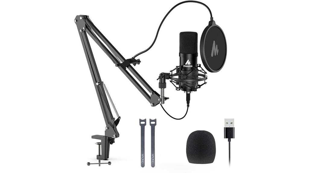 high resolution usb microphone kit