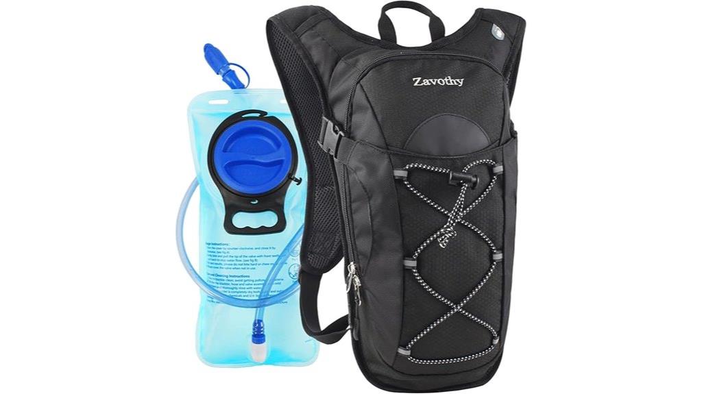 hydration backpack with bladder
