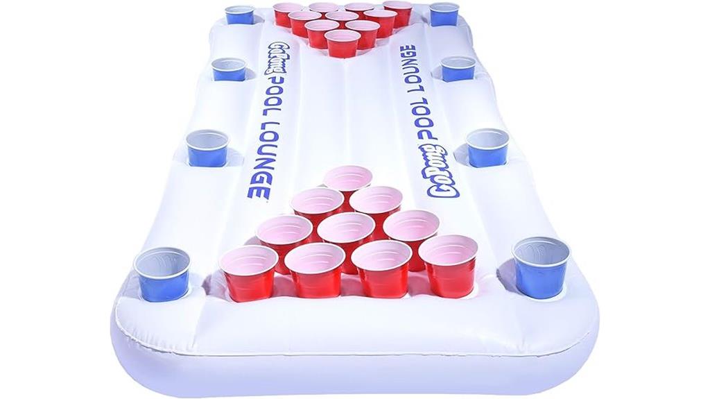 inflatable beer pong set