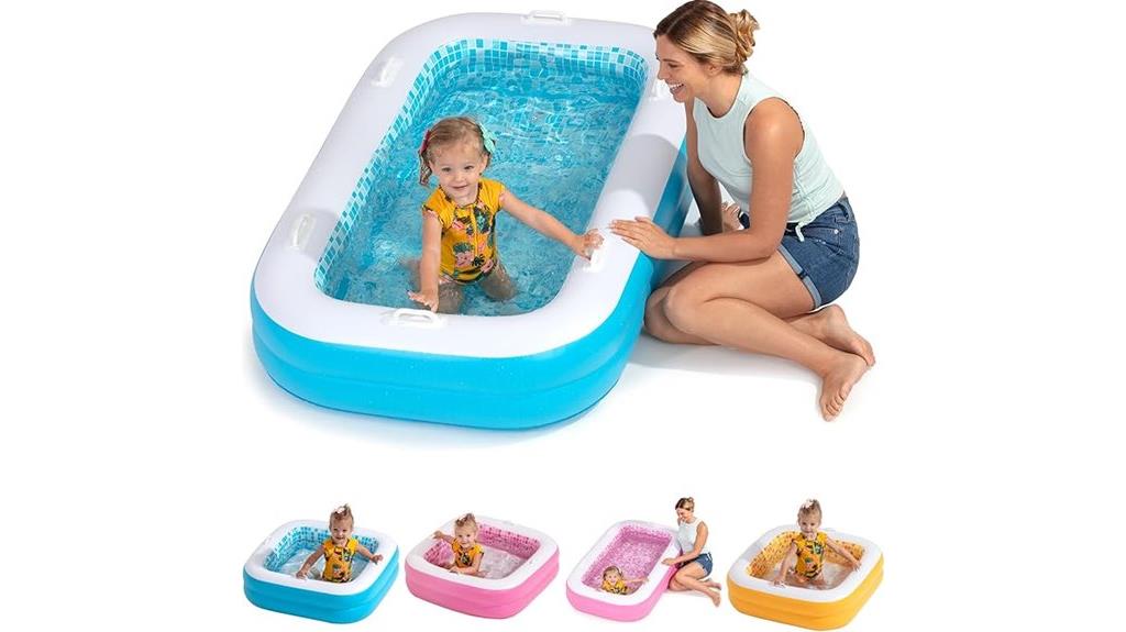 inflatable kiddie pool cushion