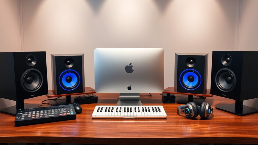 key audio production features