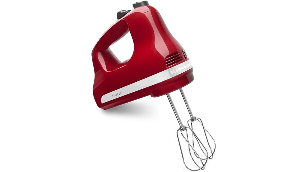 kitchenaid hand mixer empire red