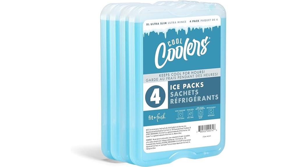 large slim ice packs