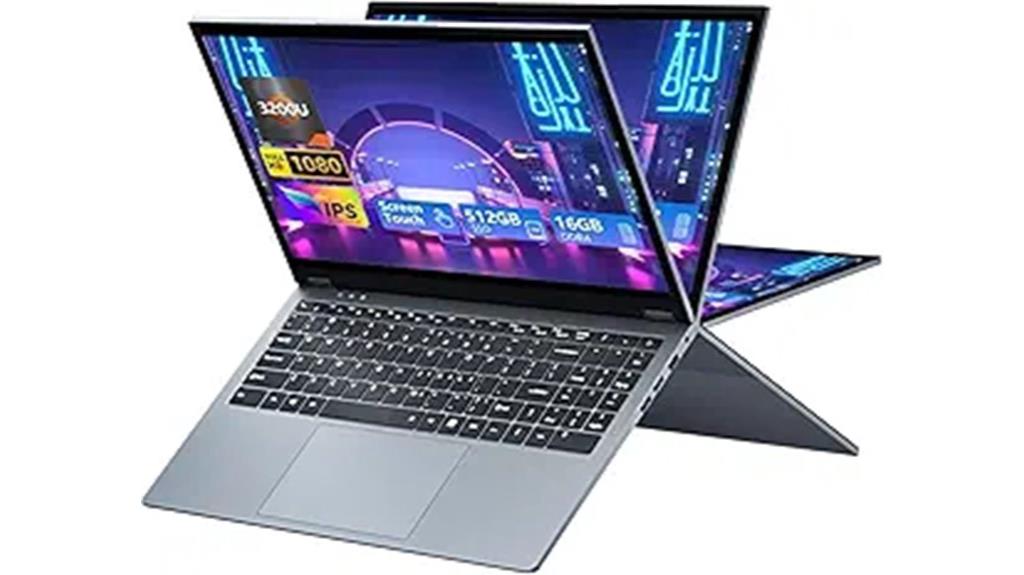 large touchscreen convertible laptop