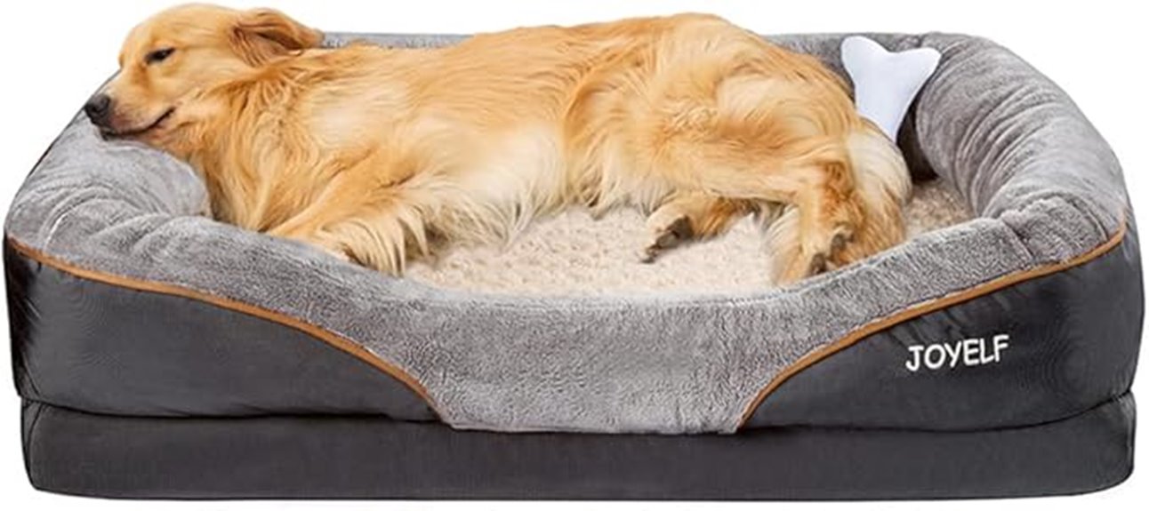 large washable dog bed