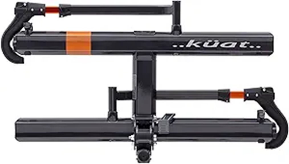 lightweight aluminum bike rack