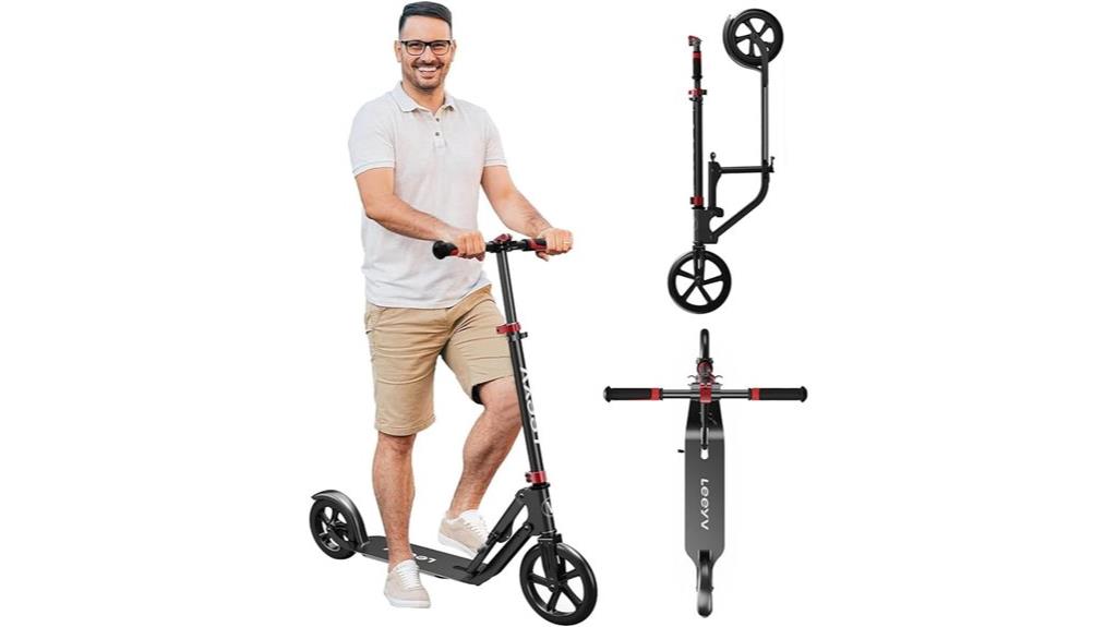lightweight folding adjustable scooter