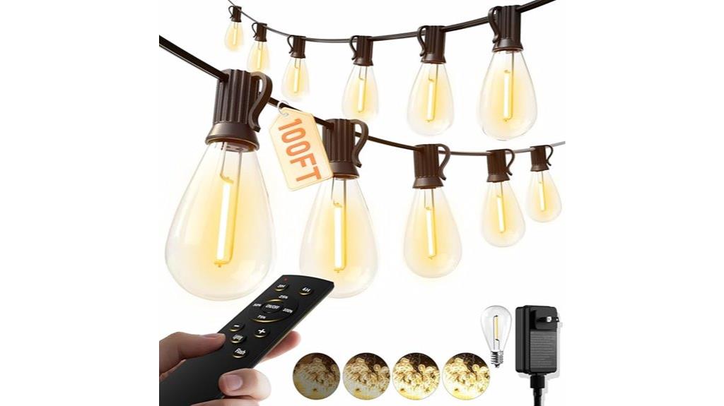 long outdoor string lights