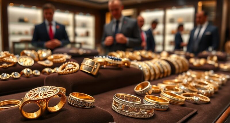 luxury brands target men s jewelry