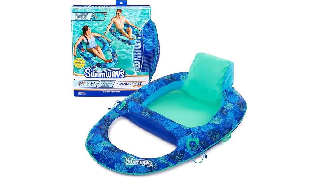 luxury inflatable pool lounge