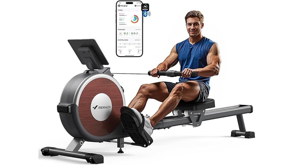magnetic rowing machine features